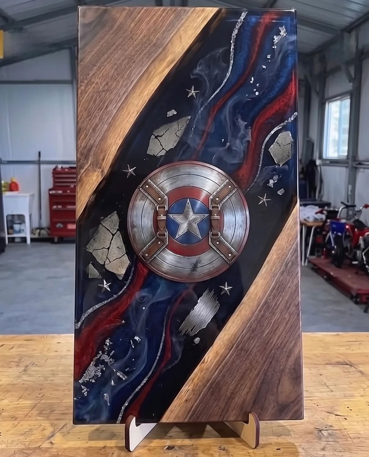 Jason's Marvel Cutting Board